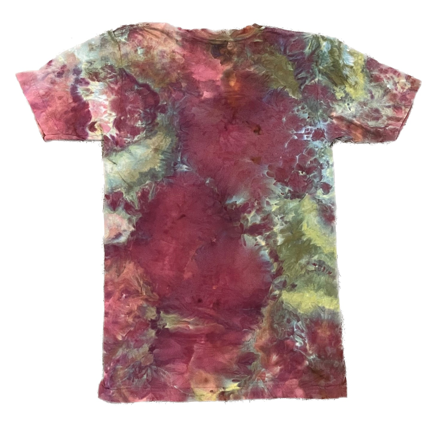 Warrior Princess Ice-Dyed Tie-Dye T-Shirt (Adult Small, V-Neck)
