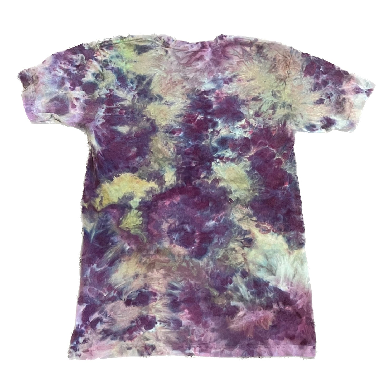 Mystic Dawn Ice-Dyed Tie-Dye T-Shirt (Adult Medium, V-Neck)