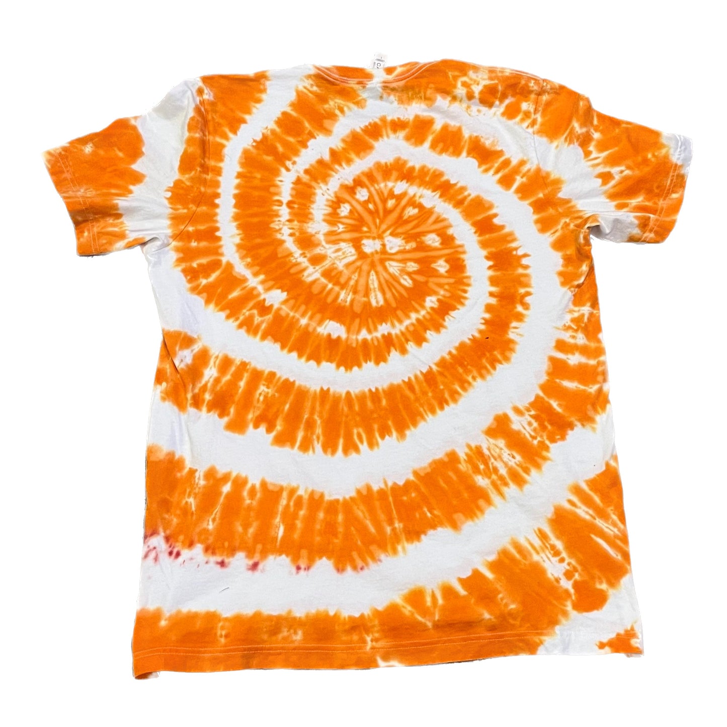 Tennessee Orange Spiral Tie Dye T-shirt - ADULT LARGE