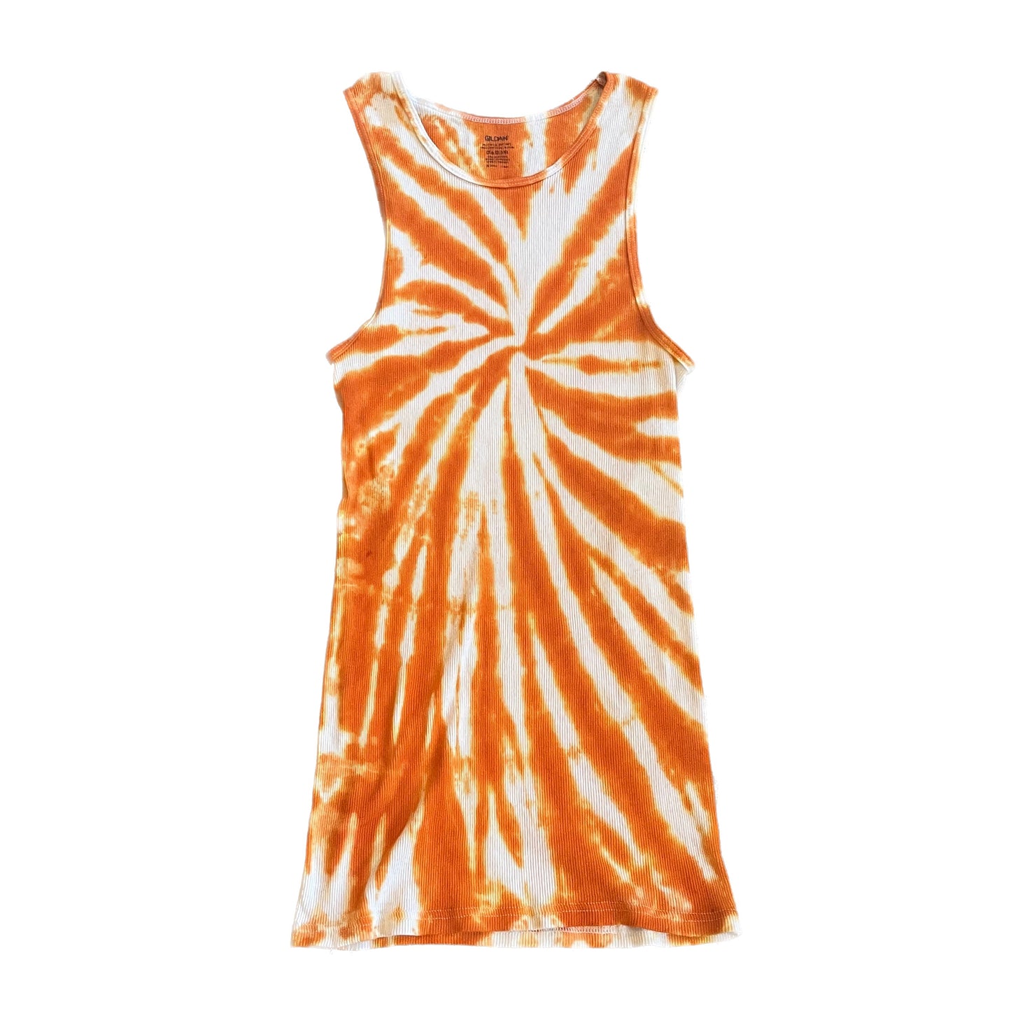 Tennessee Orange Firecracker Tie Dye Tank Top - ADULT X-LARGE