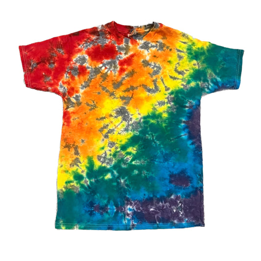 Rainbow Road Tie Dye T-Shirt - YOUTH X-SMALL - YOUTH LARGE