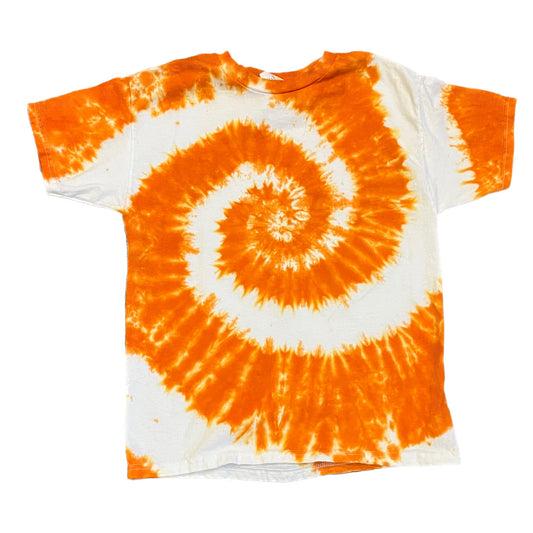 Tennessee Orange Spiral Tie Dye T-shirt - YOUTH SMALL - YOUTH X-LARGE