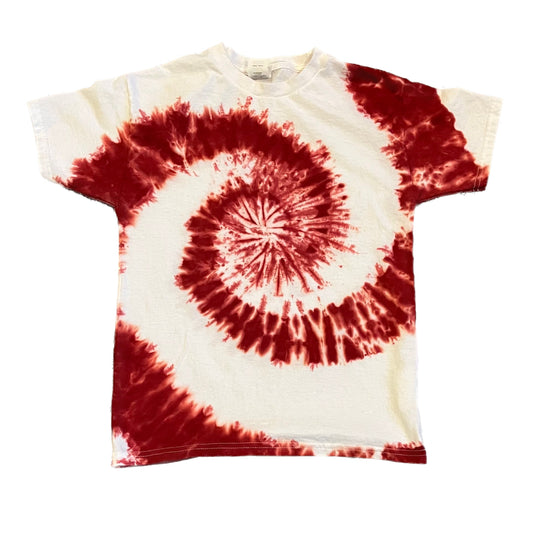 Crimson Tide Spiral Tie Dye T-shirt - YOUTH X-SMALL - YOUTH LARGE