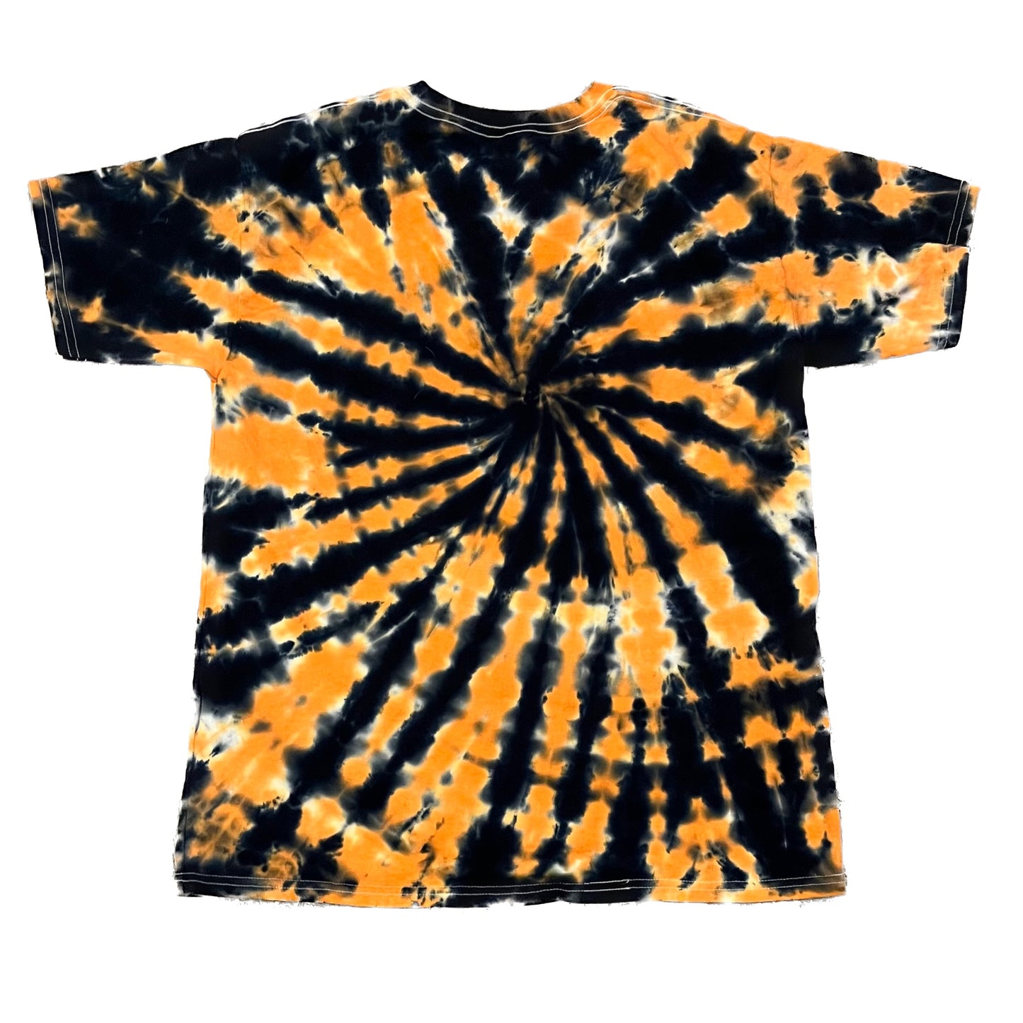 Cincinnati Bengals Starburst Spiral Tie Dye T-shirt - YOUTH X-LARGE