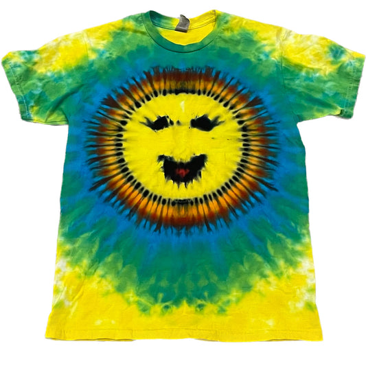 Smiley Face Tie Dye T-shirt - ADULT MEDIUM