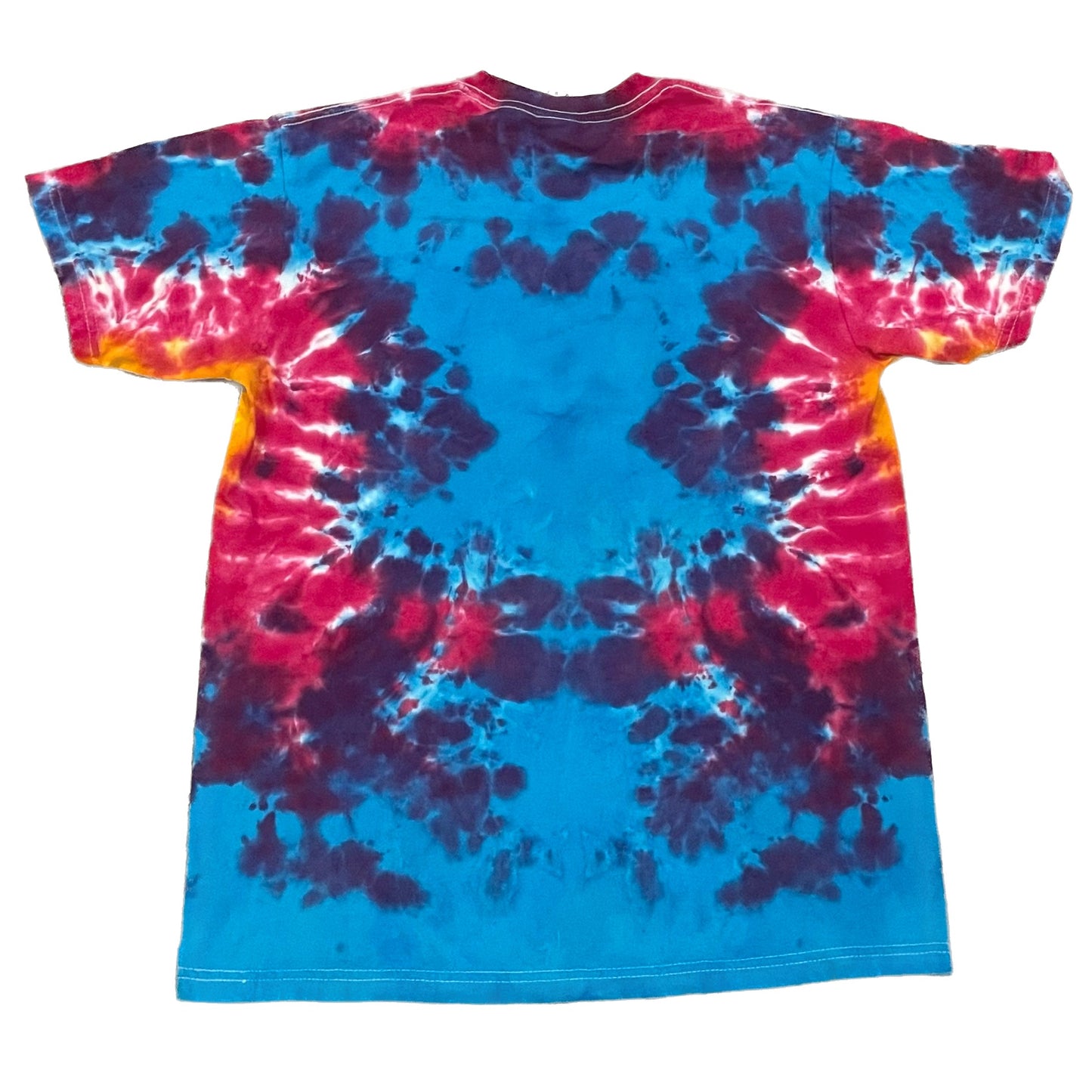 Fuchsia Heart Tie Dye T-shirt - ADULT MEDIUM